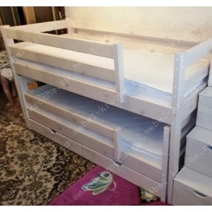 Выкатная двухъярусная детская кровать Вирсавия-2